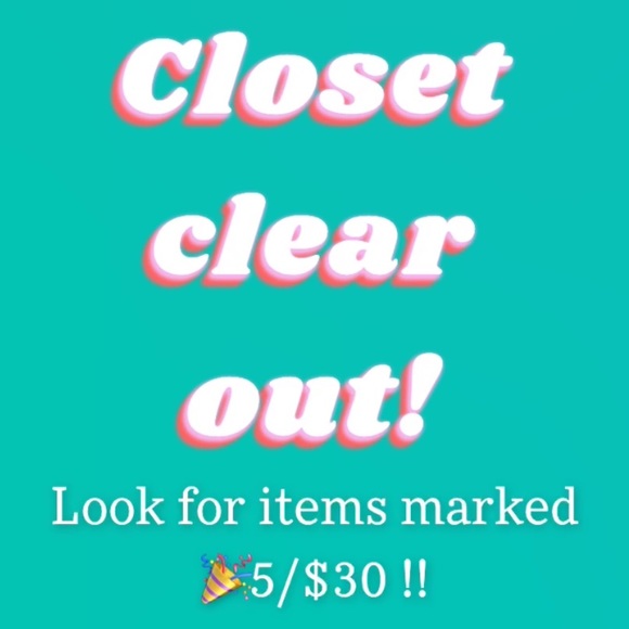 Closet clear out sale! - Picture 1 of 1